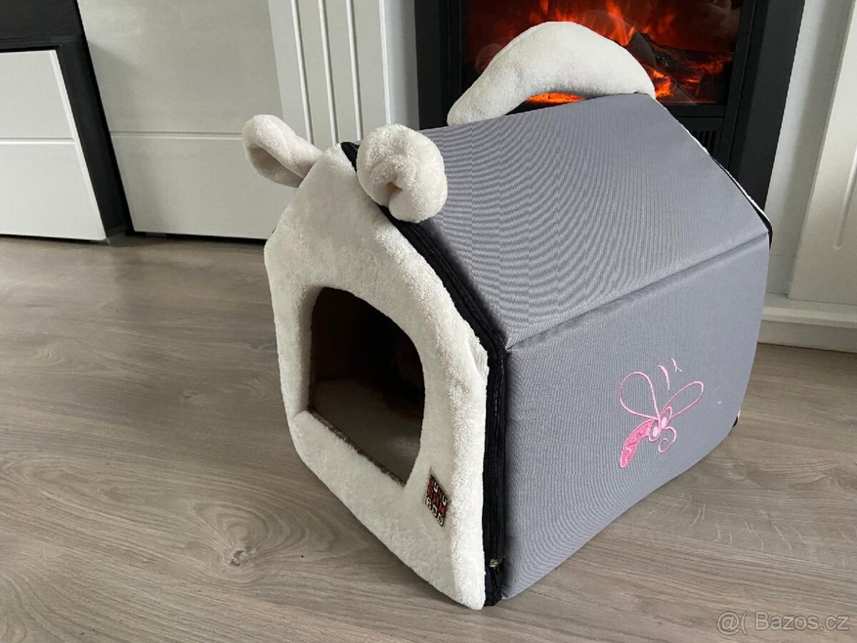 Huhubamboo kvalitní a luxusní bouda pro psy/kočky