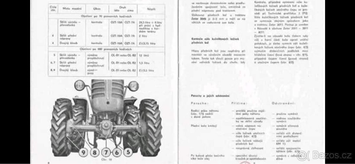 Koupím přední nápravu Zetor 3045