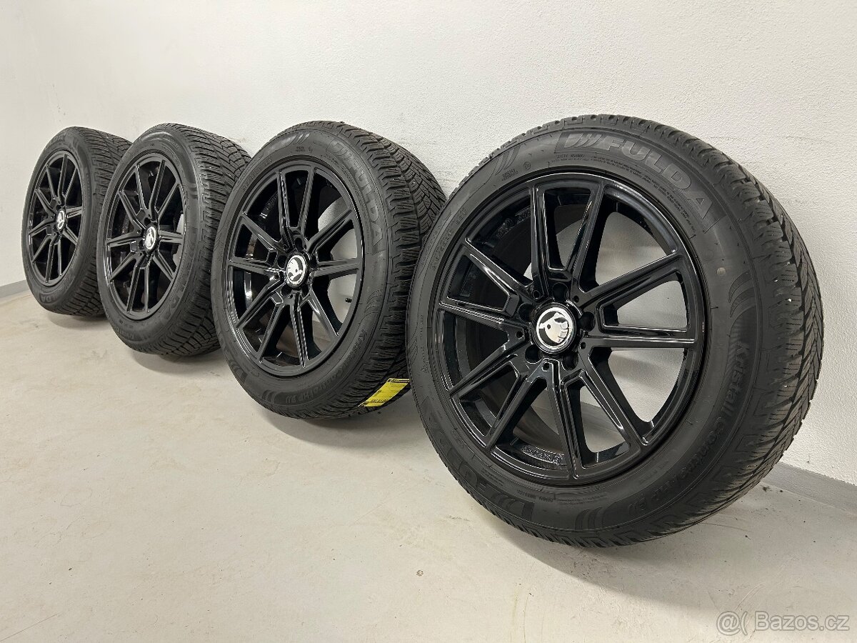 215/55 R17 zimní alu kola Škoda Karoq