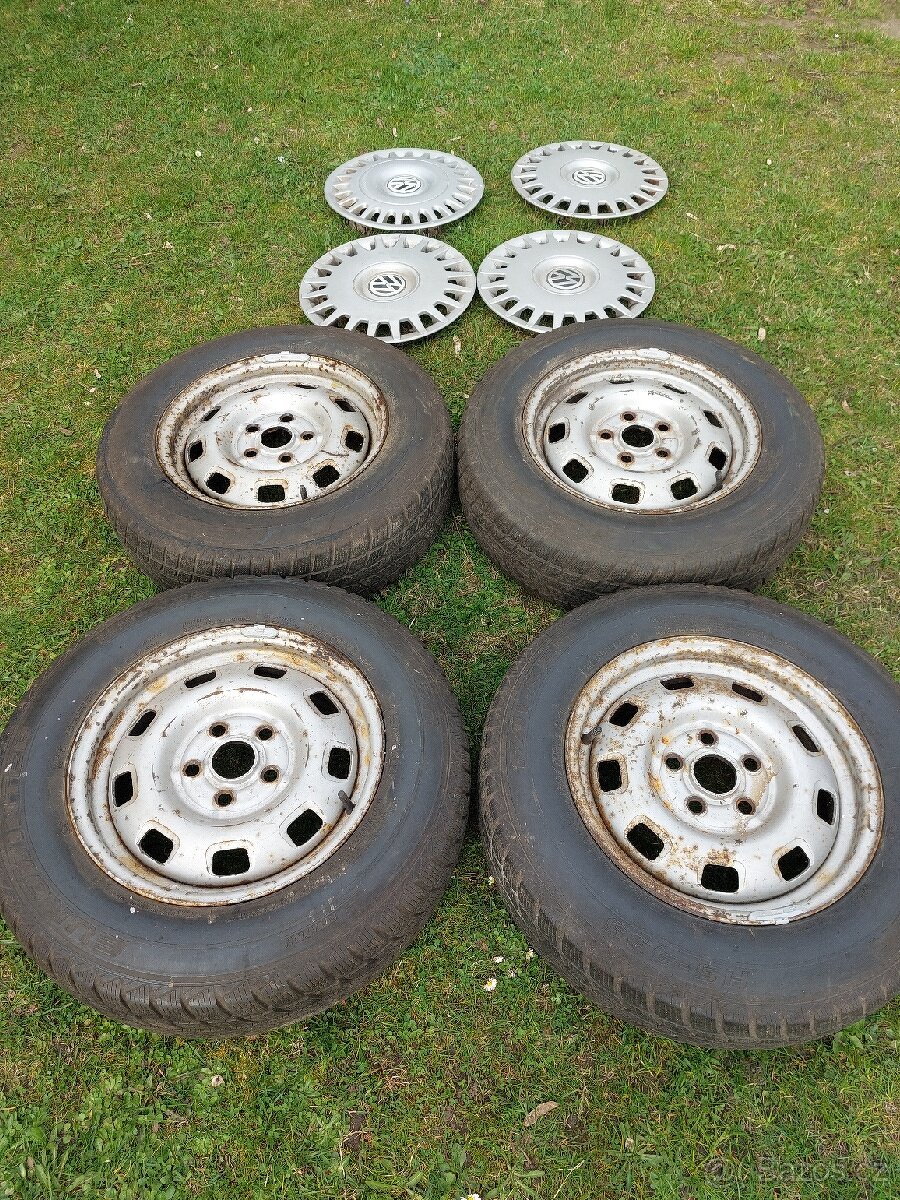 Zimní sada vw t4 s poklicema