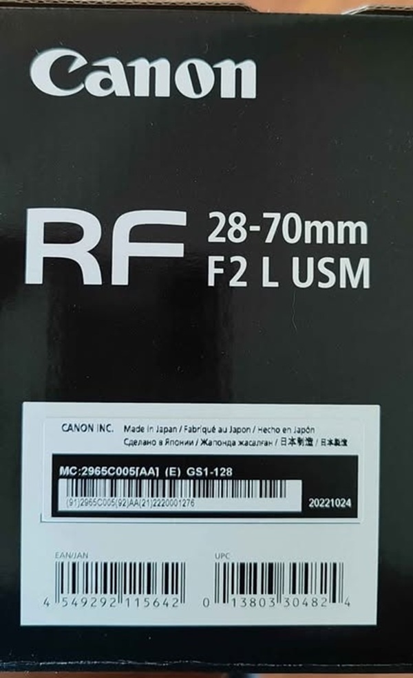 Canon RF 28-70 F2