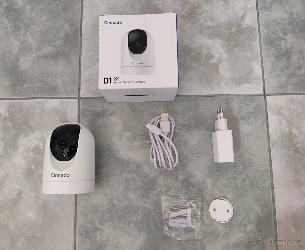 VNITŘNÍ WI-FI KAMERA CINNADO D1 S ROZLIŠENÍM 2K
