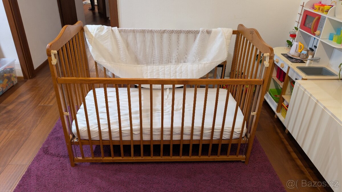 Dětská postýlka s matrací a mantinelem IKEA 🌙