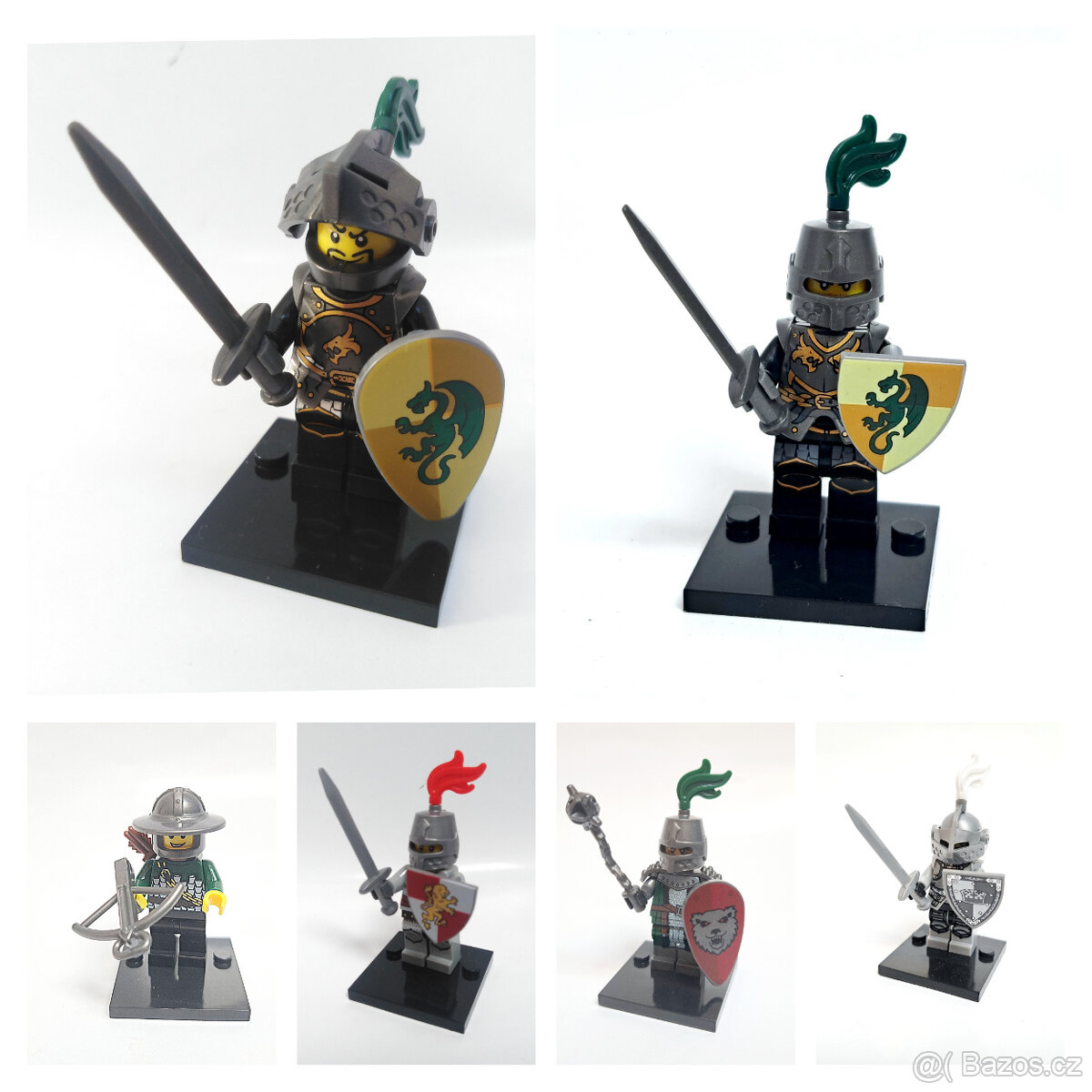Minifigurky rytíři (10), typ LEGO