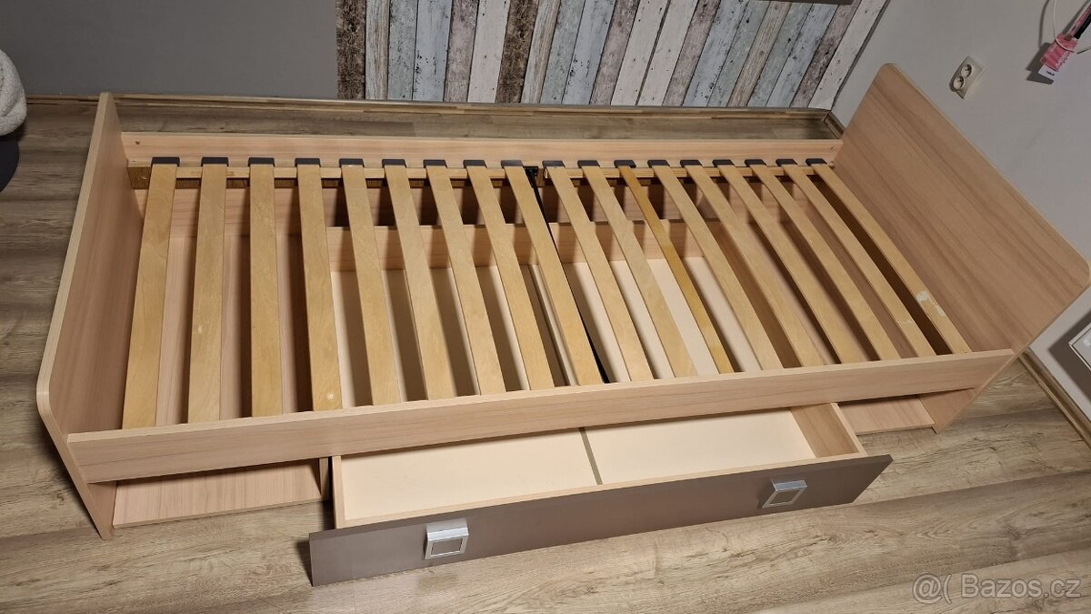 Dětská postel 80x195 s úložným prostorem