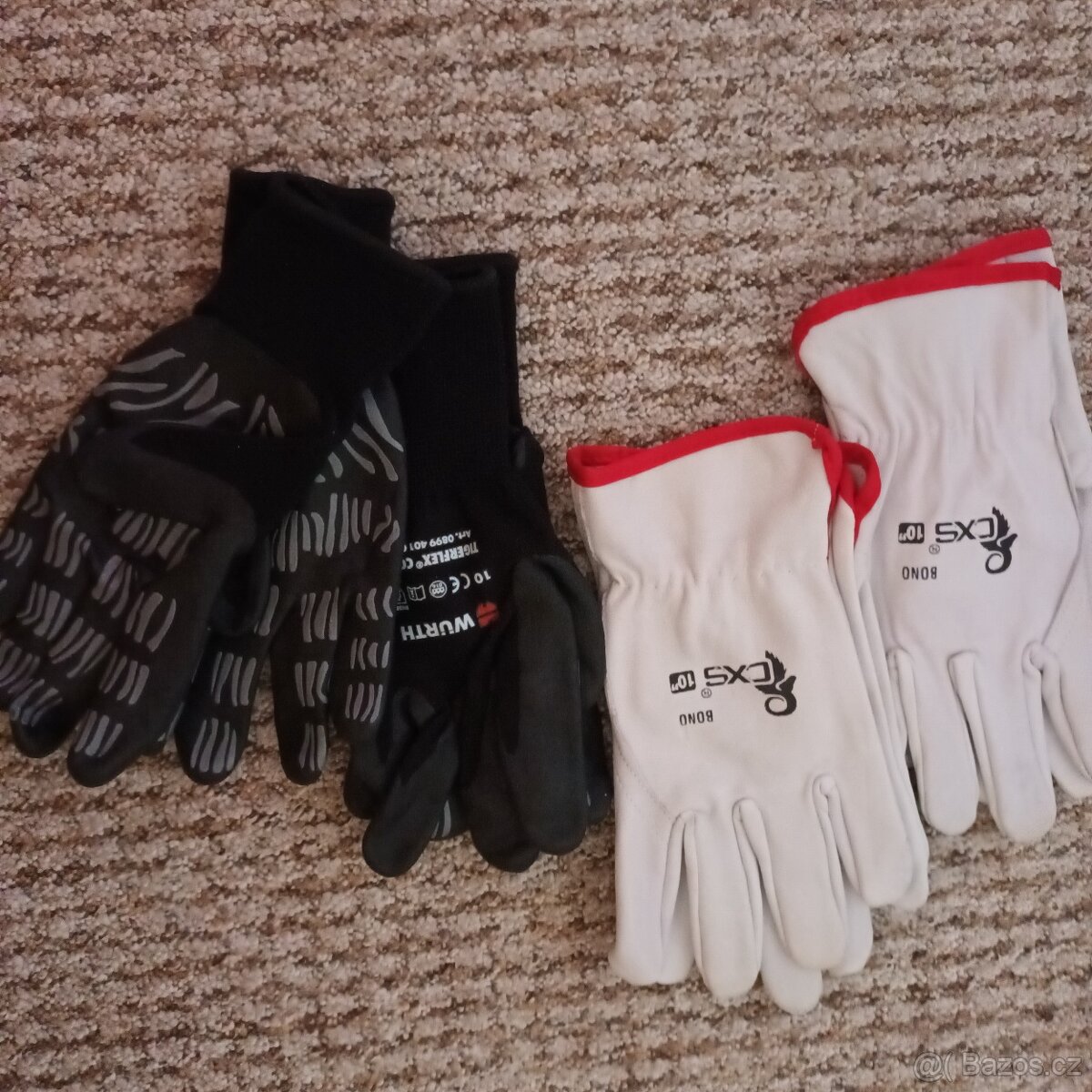 Pracovní rukavice cxs,Wúrth c.10