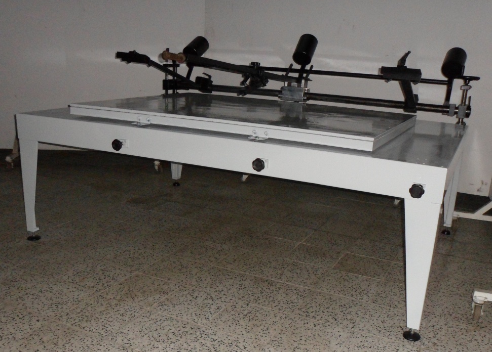 Sítotiskový stůl ruční