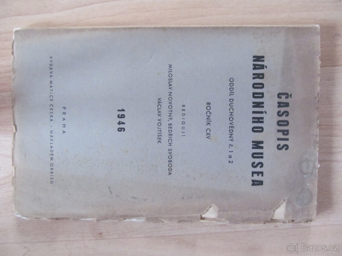 Časopis národního musea 1946