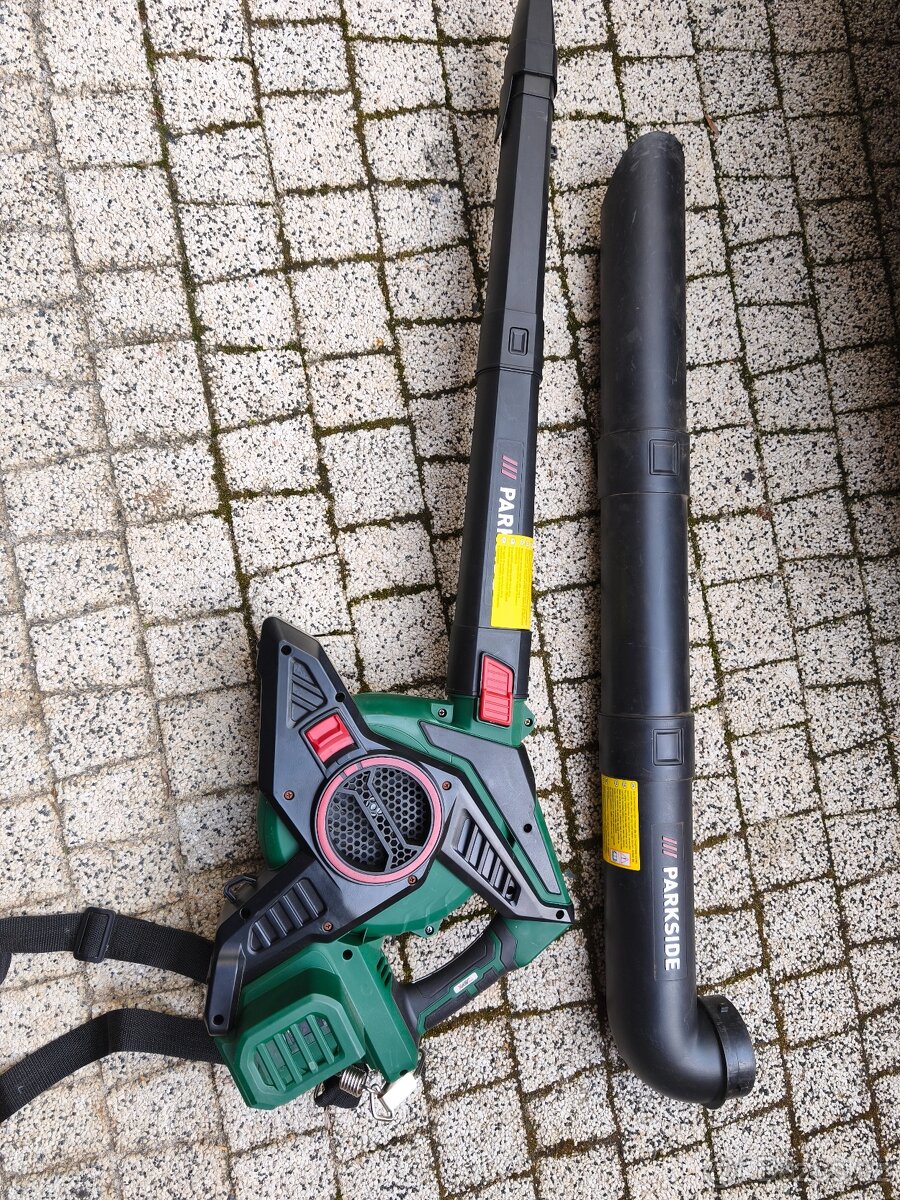 Parkside vysavač listí Aku