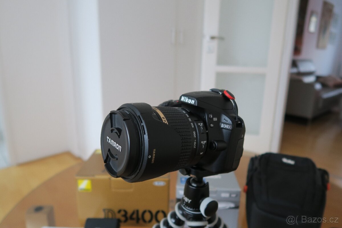Nikon D3400 + Tamron 18-270mm