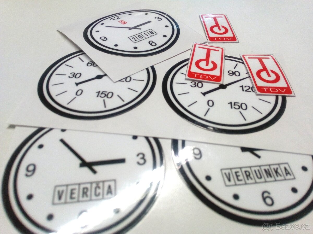 TDV - trilobit / samolepky, volant