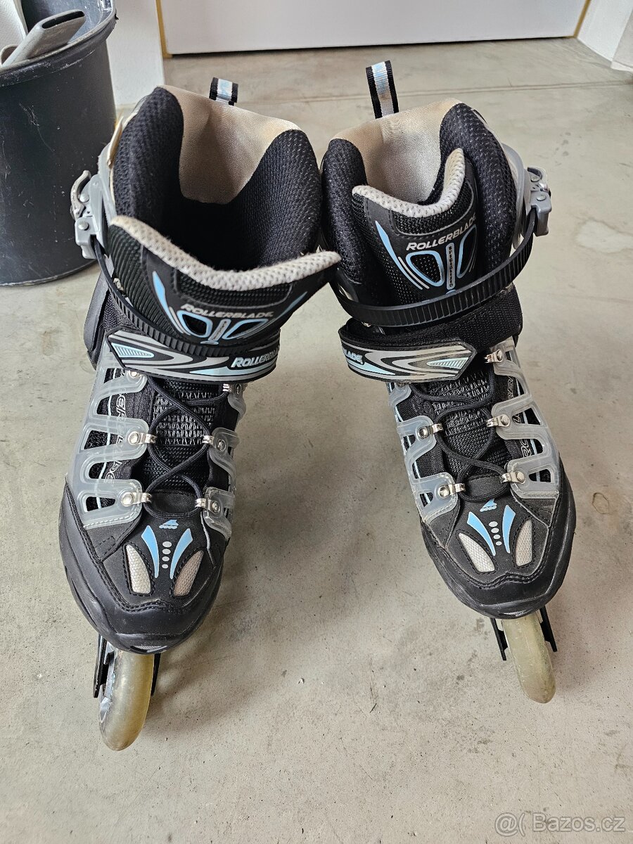 Kolečkové inline brusle Rollerblade vel. 39, UK 6 za 400,-Kč