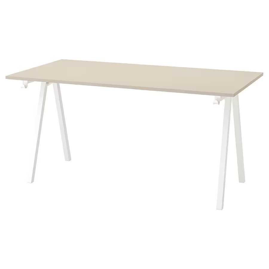 Psací stůl, béžová, IKEA Trotten