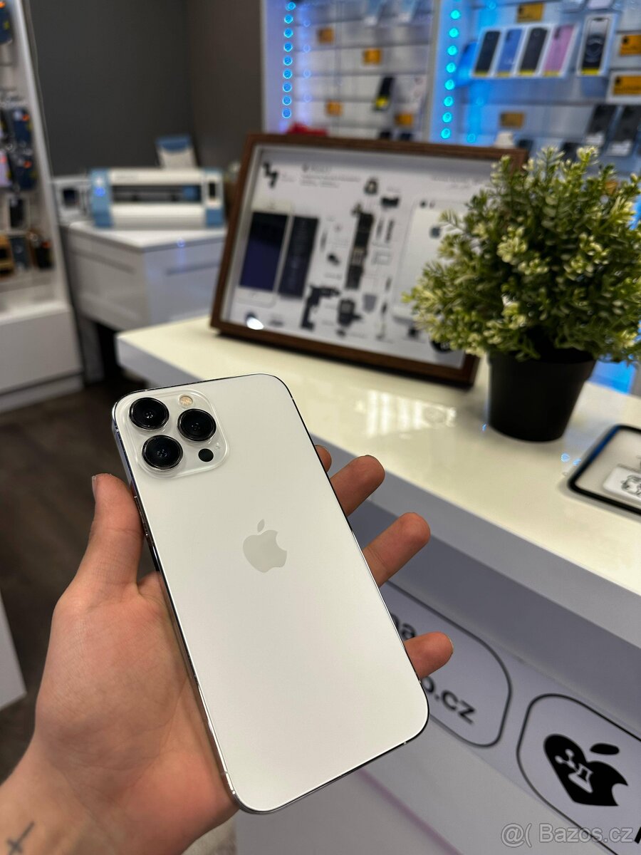 iPhone 13 Pro Max 128GB Stříbrný Záruka