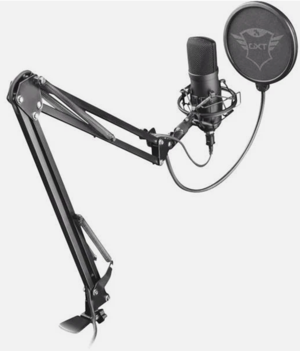 Trust GXT 252+ Emita Plus černý studiový mikrofon