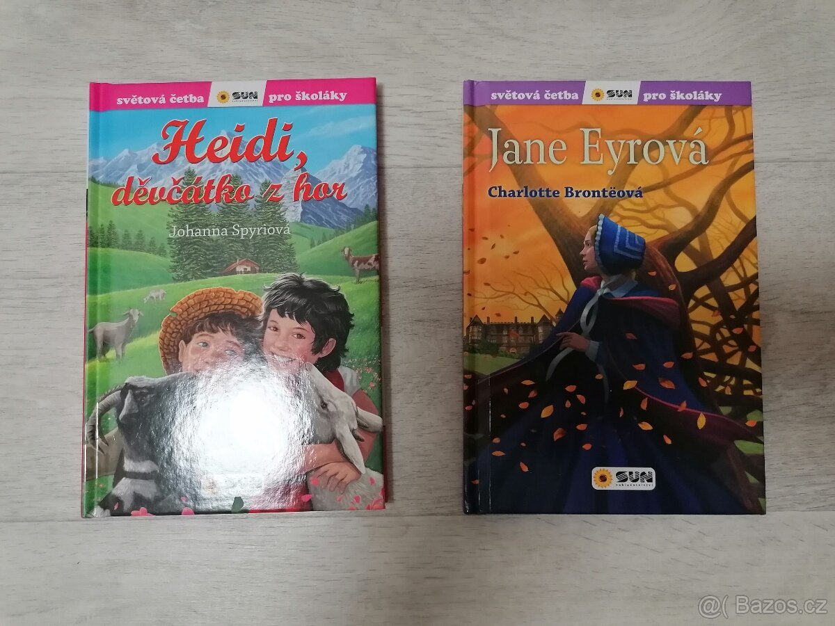 Heidi, děvčátko z hor, Jana Eyrová, nakladatelství Sun