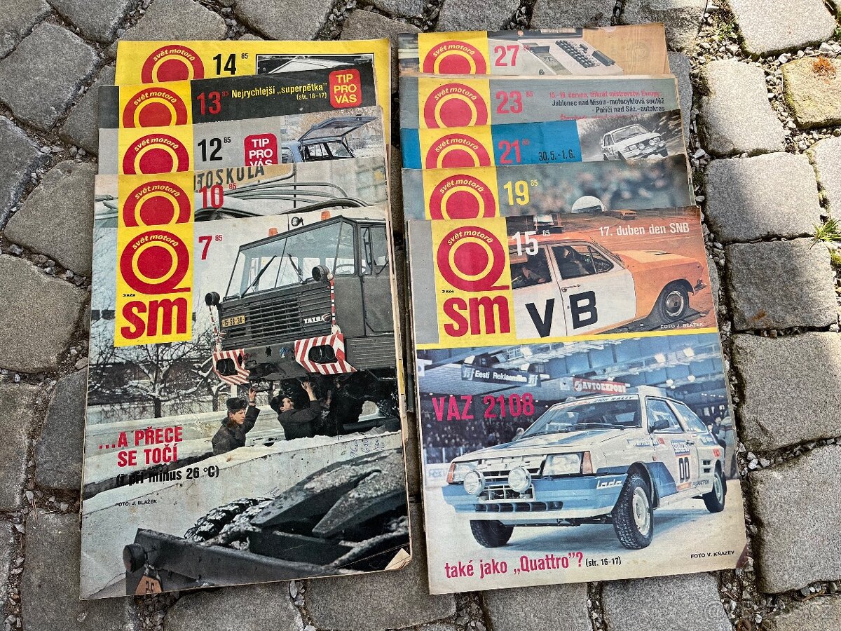Časopis Svět motorů/ pramo/ Československa fotografie/Vlasta