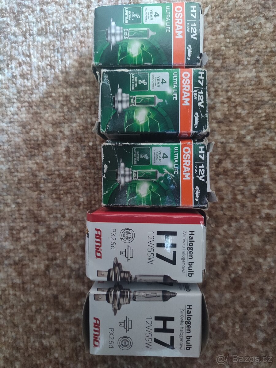 Žárovky H7 5ks