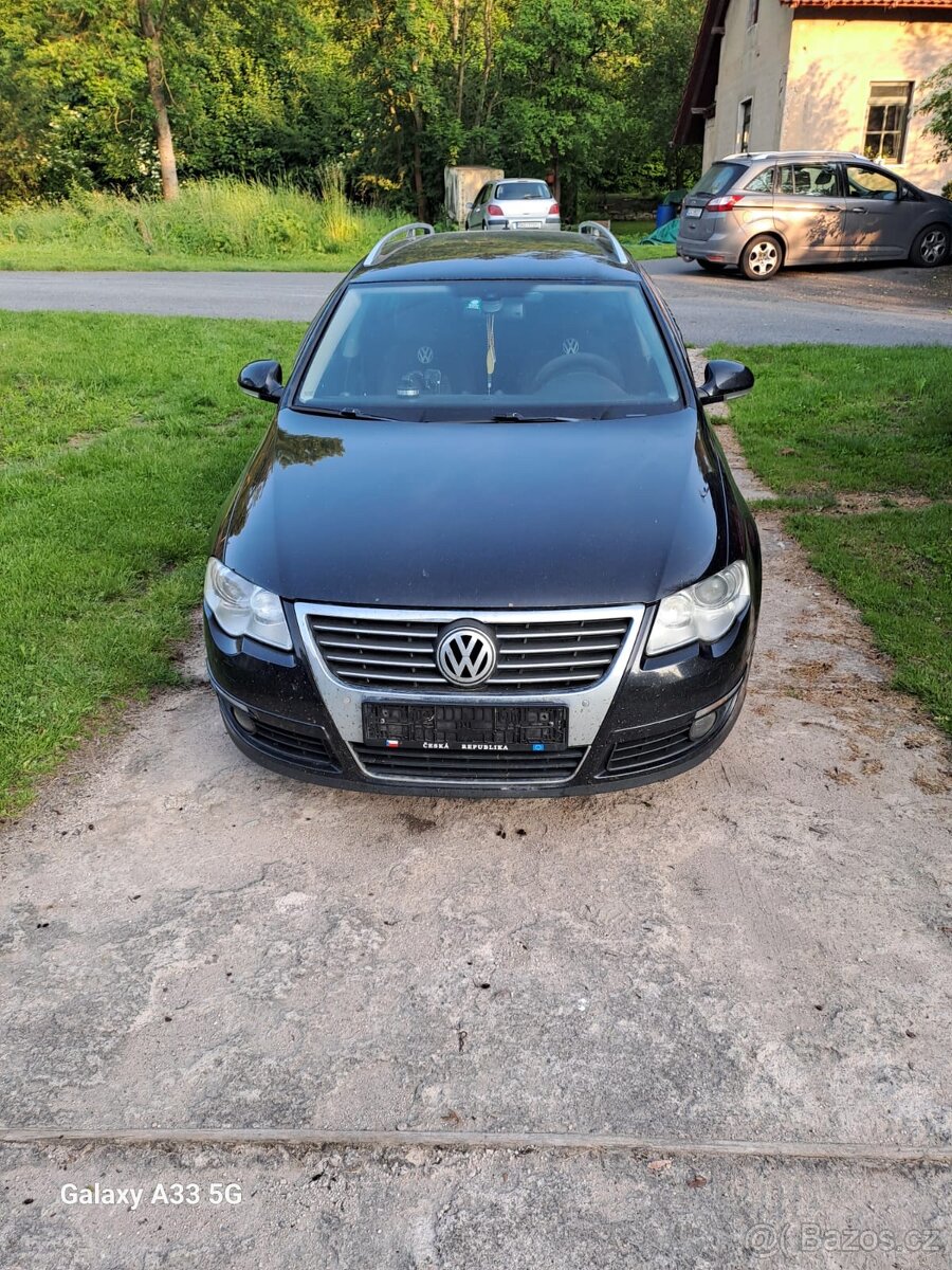 VW Passat B6 2.0 TDI 103kW — na náhradní díly, jen jako cele