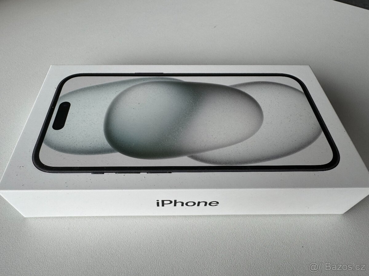 iPhone 15, 128GB Black NEROZBALENÝ