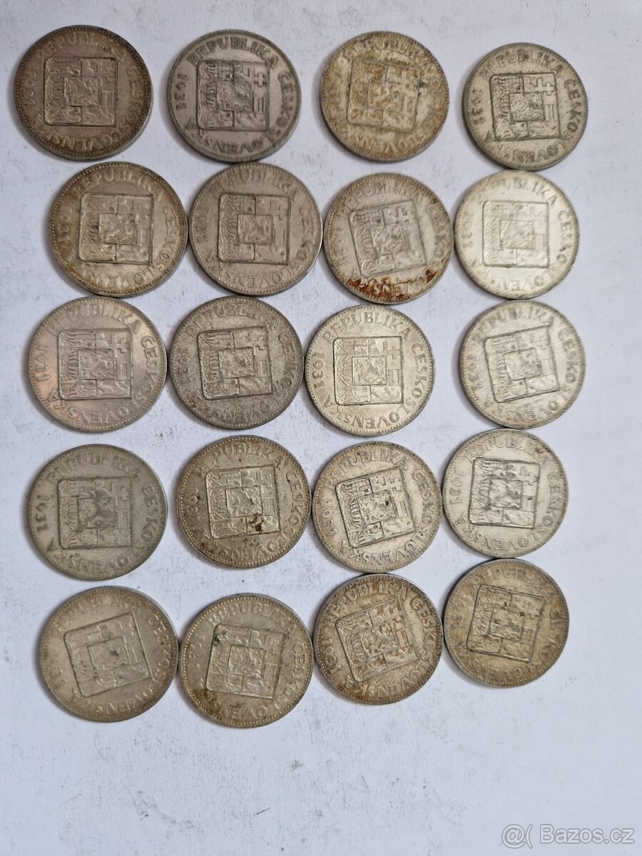10 kč / Koruna 1931 AG • První Republika