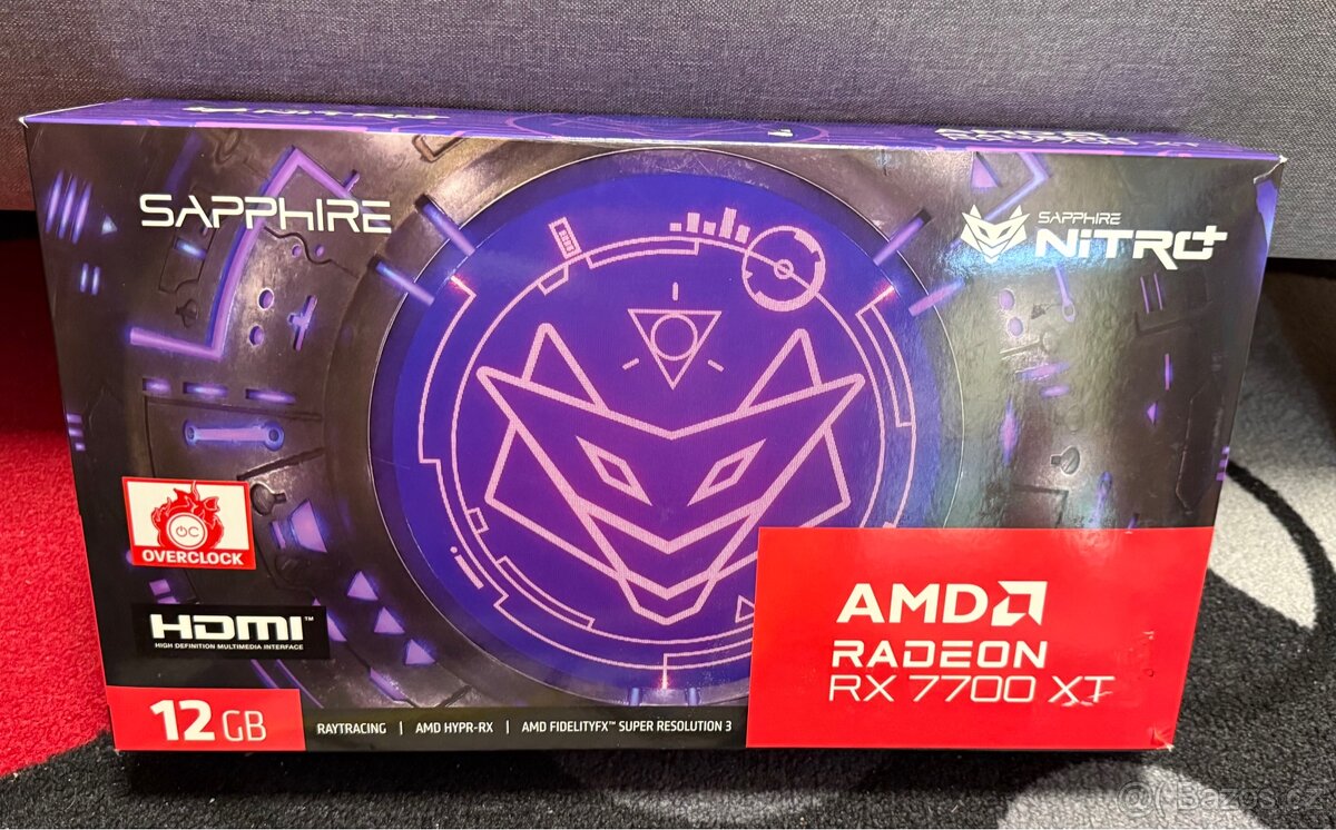 Sapphire NITRO+ AMD Radeon RX 7700 XT – jako nová, záruka