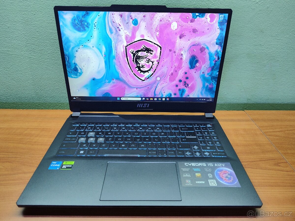 Herní MSI,i5-12-Gen,4060 RTX,DDR5,Pcie 4.0