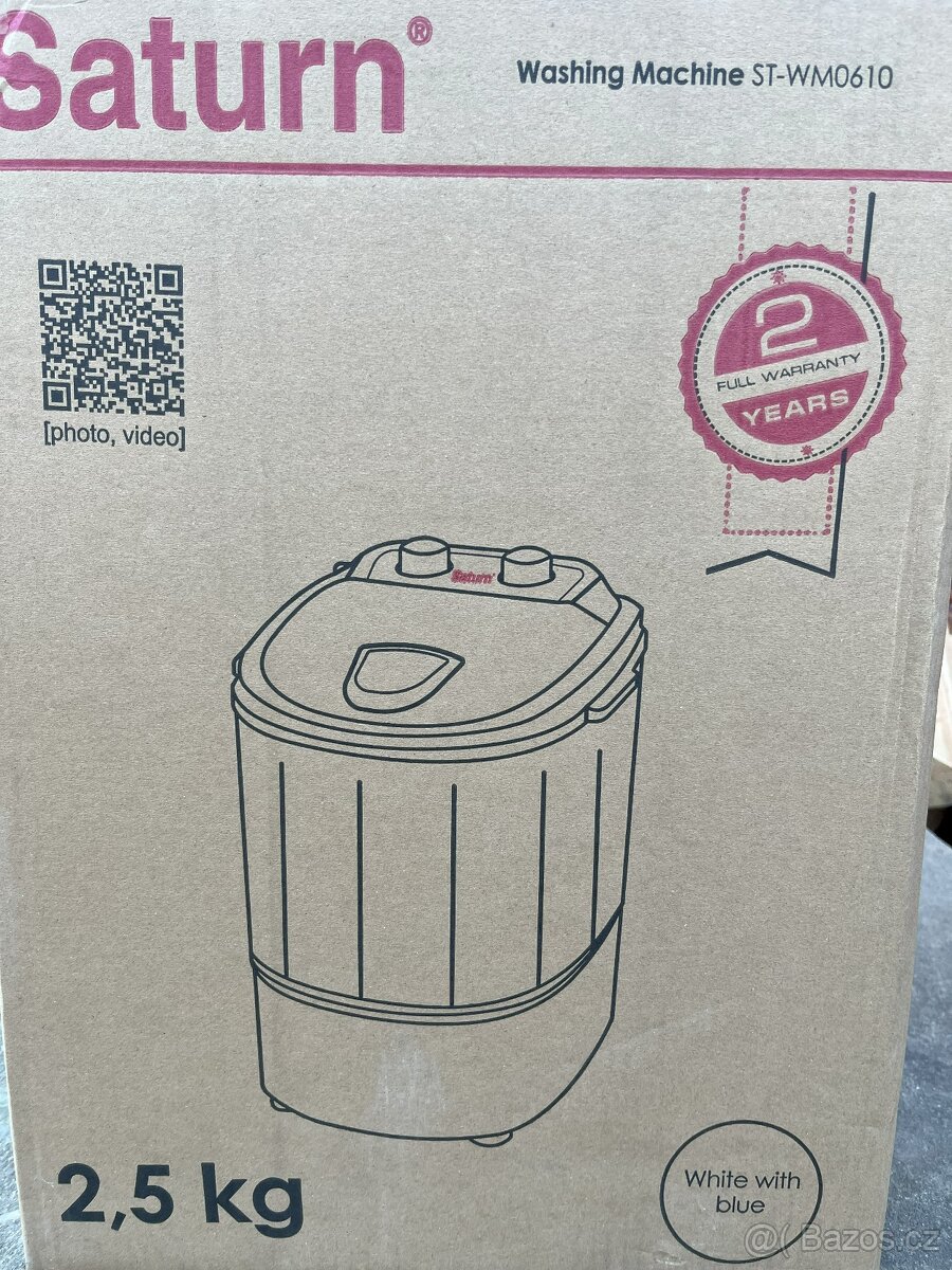 Mini pračka 2,5kg