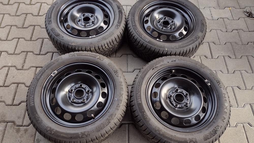 Komplet zima 5x112 205/55 R16 Nexen jako nová TOP