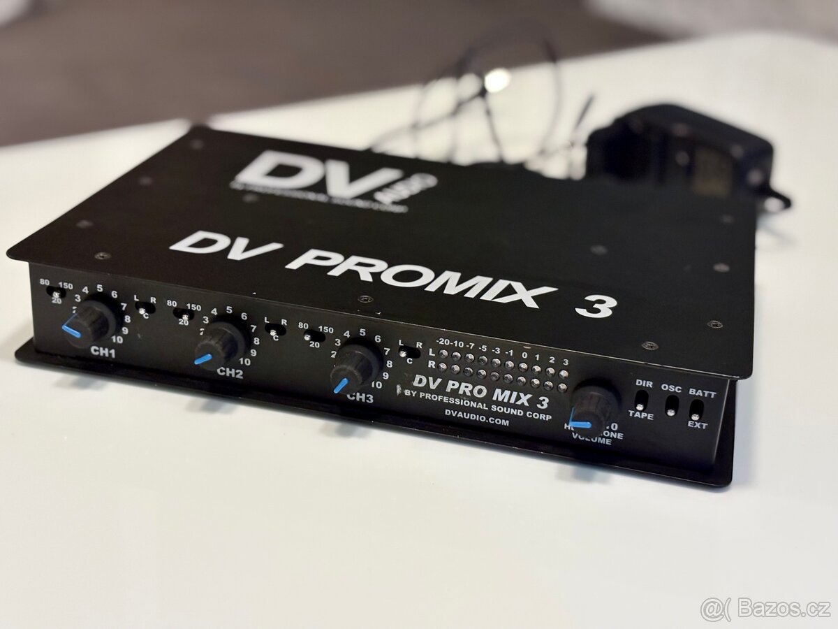 Prenosný ENG stereo mixážní pult PSC DV PROMIX 3
