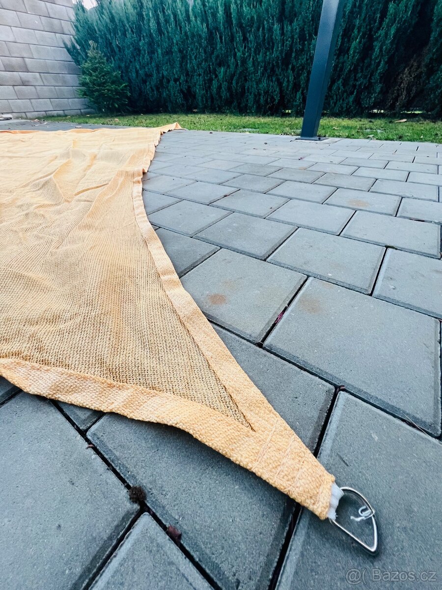 Stínící plachta čtvercová, nová