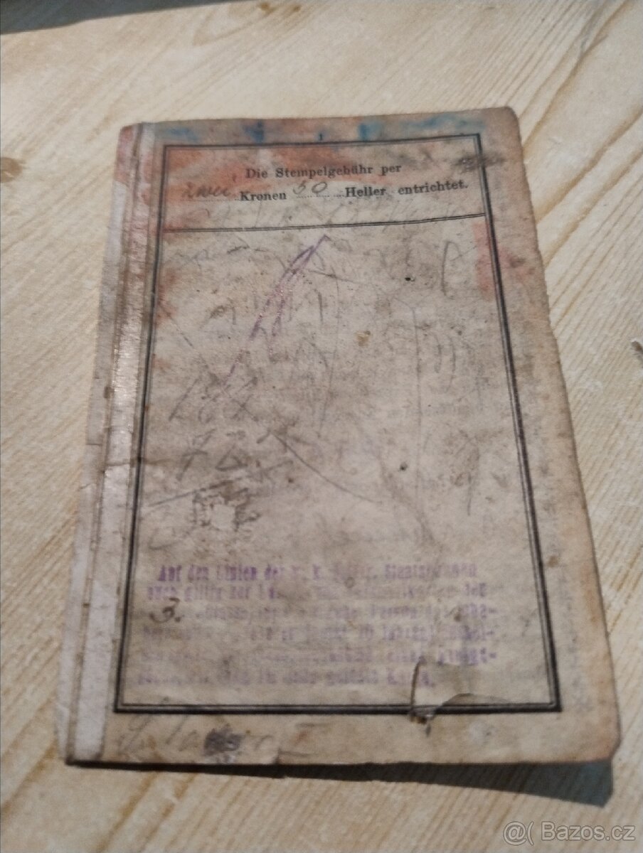 Historický cestovní doklad