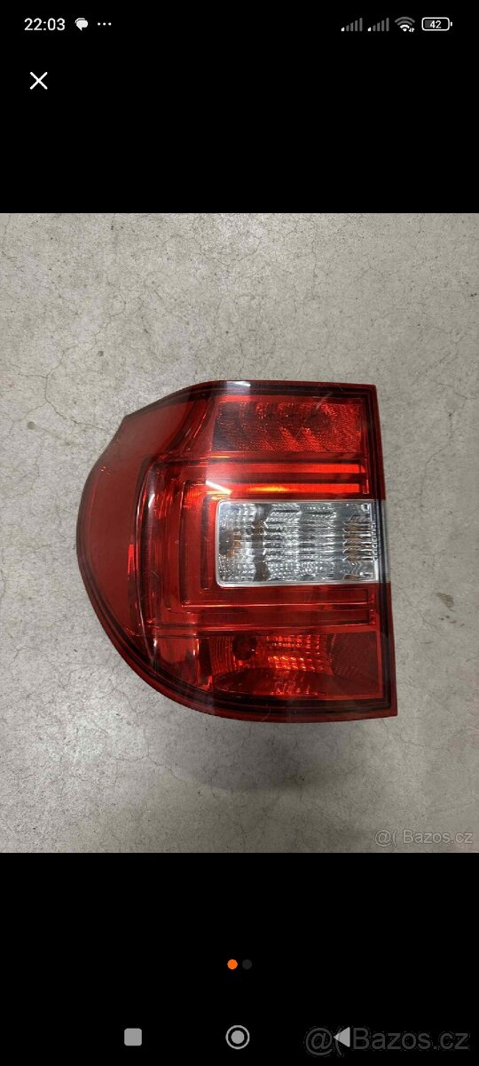 Škoda Yeti (levé zadní světlo 5LD 945 095)