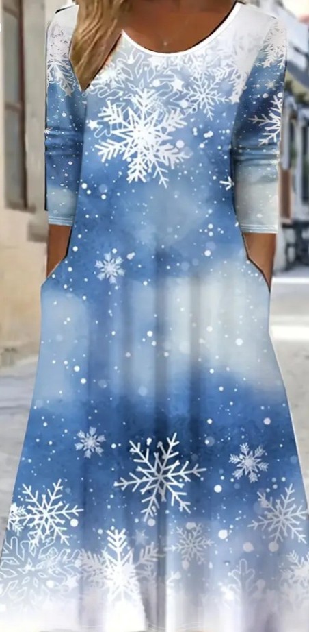 Vánoční dámské saty vel.L