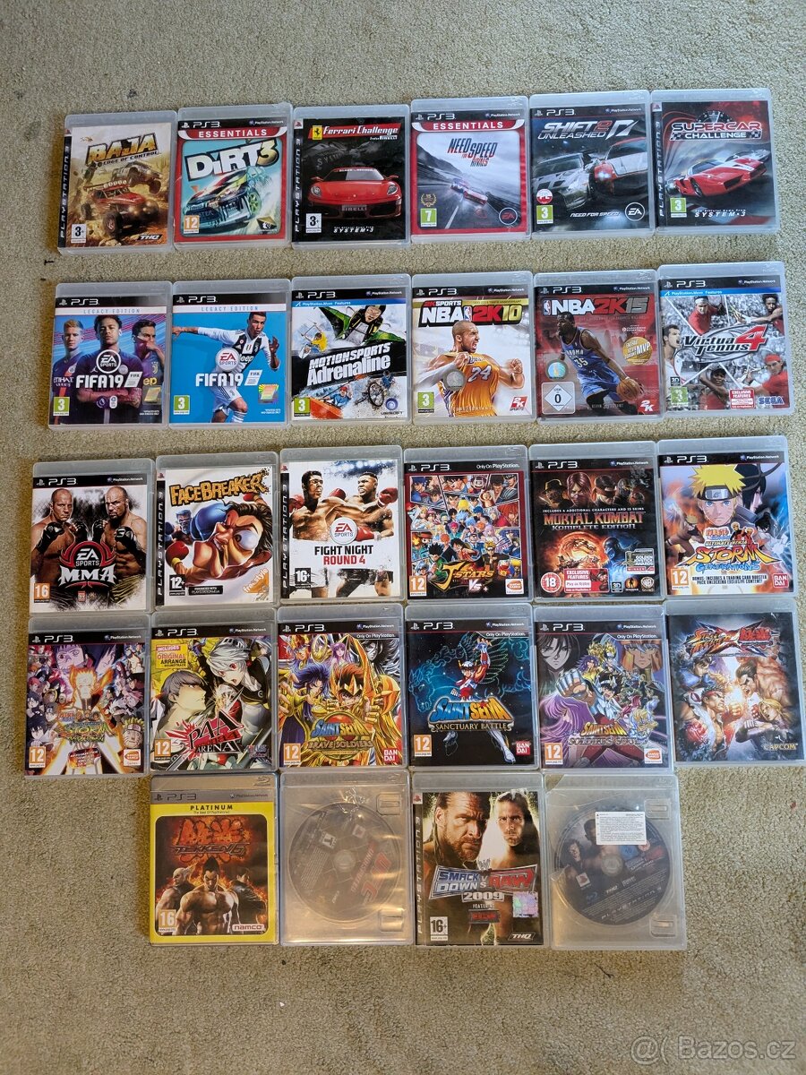 Hry Závodní, bojové, sportovní PS3 Playstation 3