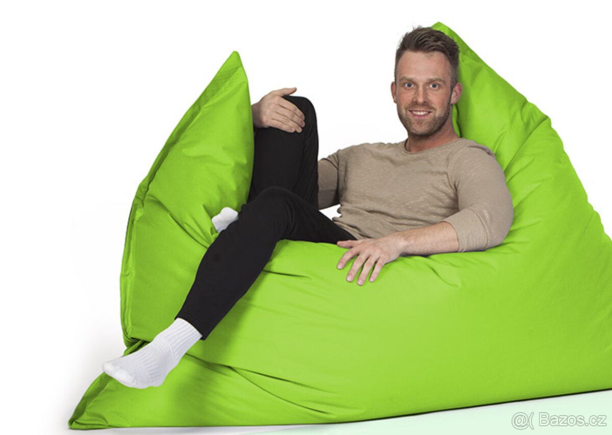 Sedací vak zelený