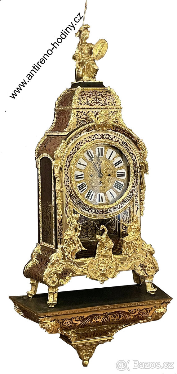 XXL starožitné francouzké Boulle Napoleon III 164cmTop stav