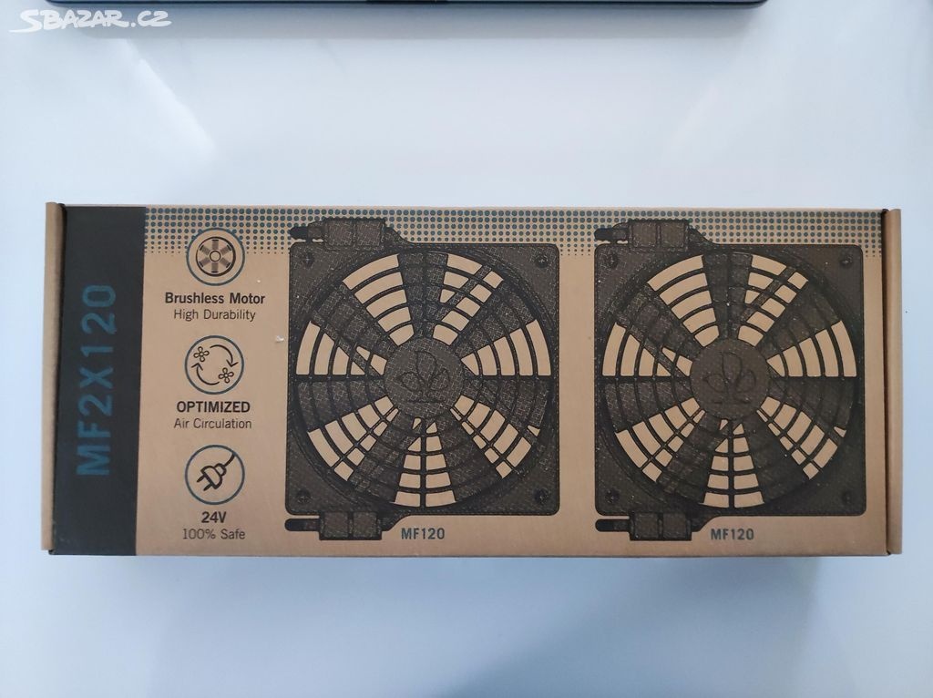 MF2x120: Ventilátor, Monkey Fan 2x 12 cm