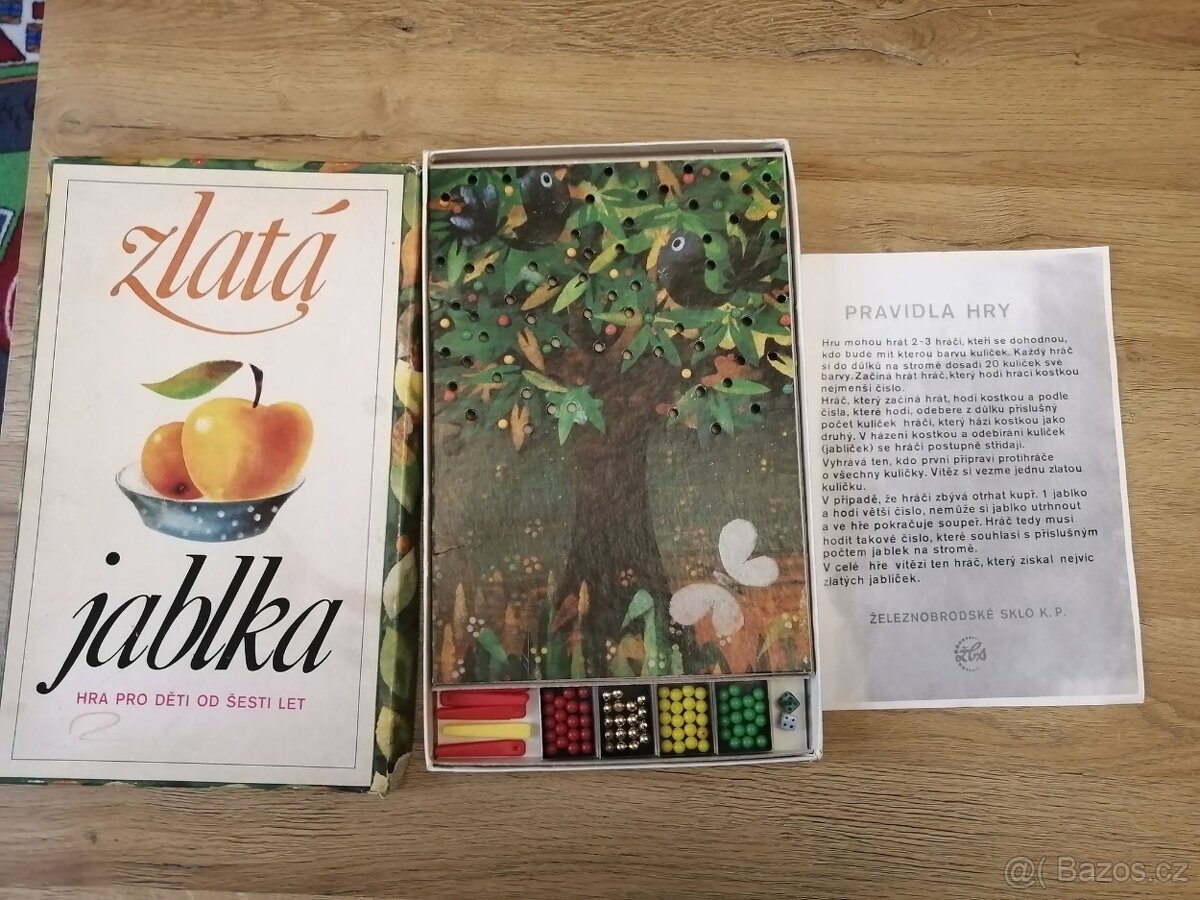 retro hra - zlatá jablka