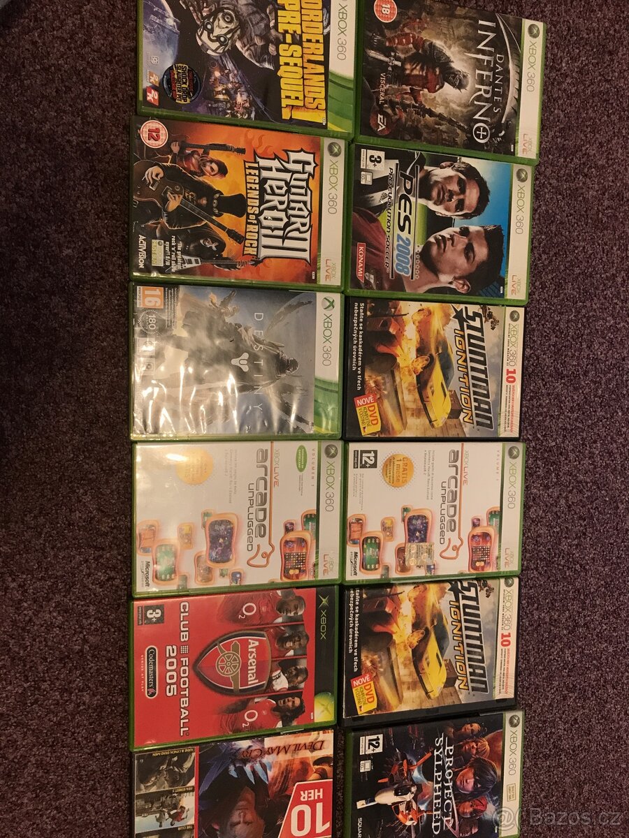 Hry na xbox 360 dle výběru na obrázkach