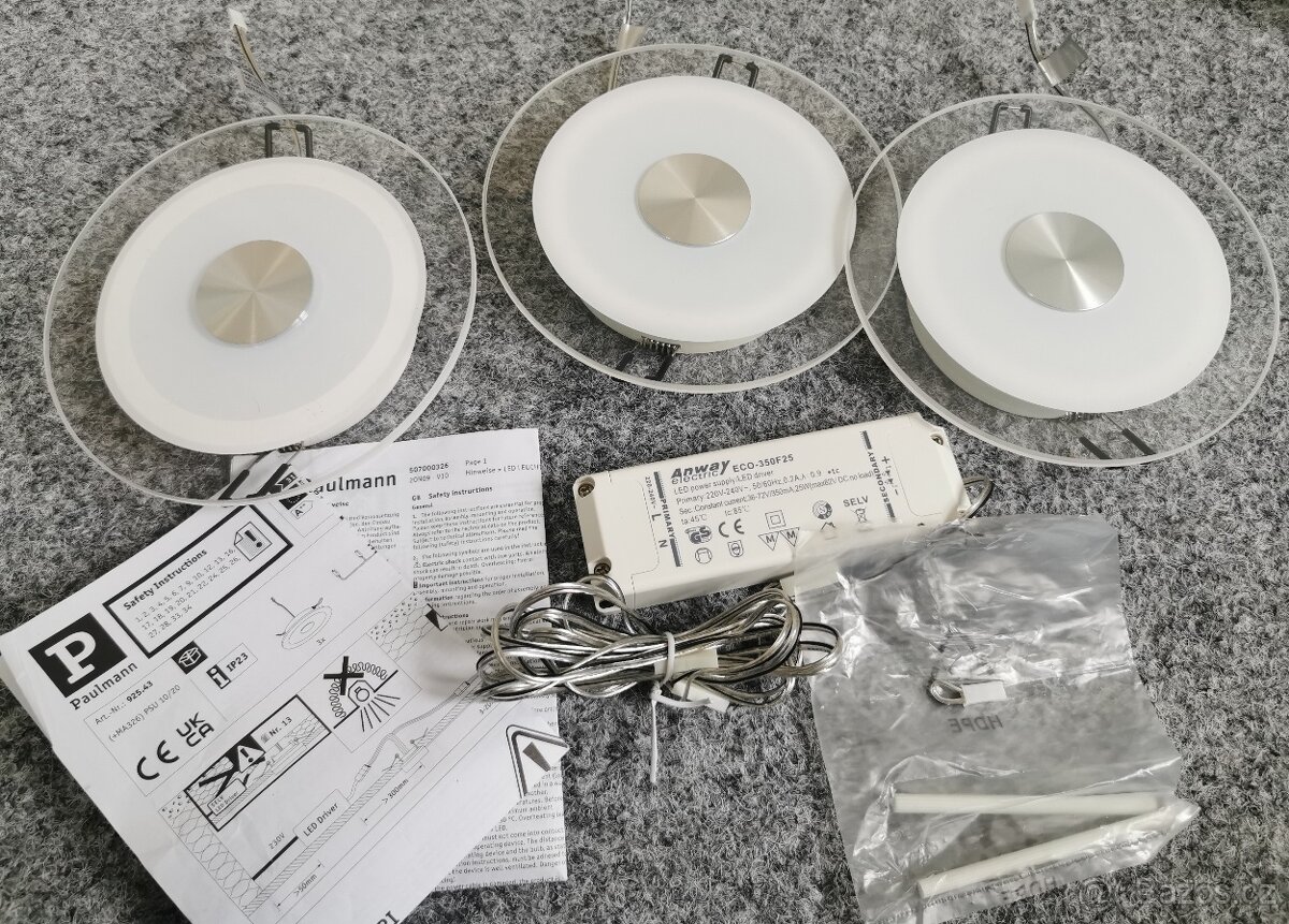 Zápustne svitidlo LED Whirl 6W PAULMANN, Figaro FGR-223