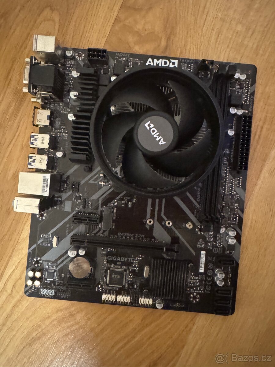 AMD Ryzen 5 1600 + základní deska