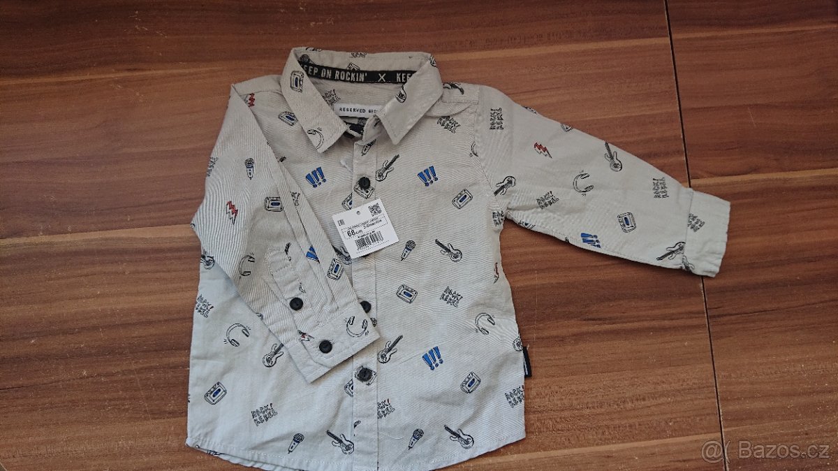 Dětská košile Reserved 68 cm (3 - 6 měsíců) NOVÁ
