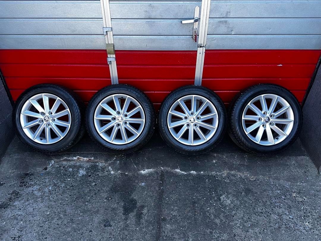 Original ALU kola Škoda Helix 16" 7J ET45 + pneu 205/55/R16