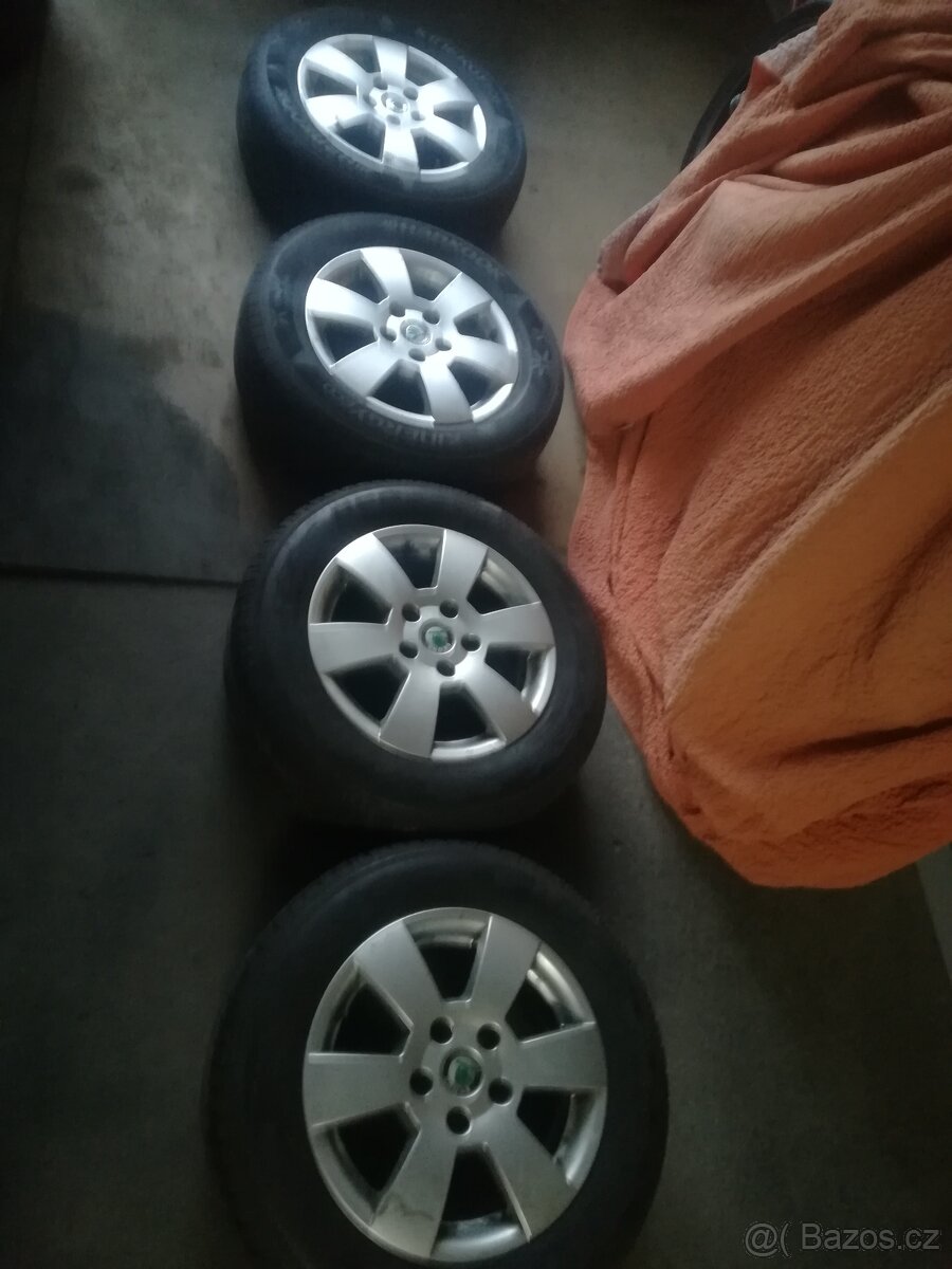 Alu kola originál Škoda Octavia II