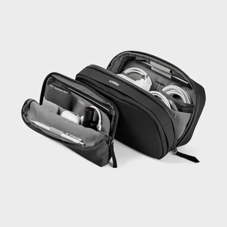 Orbitkey 2-in-1 Tech Pouch Black
