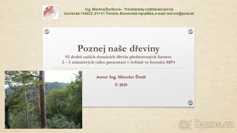 DVD: POZNEJ NAŠE DŘEVINY