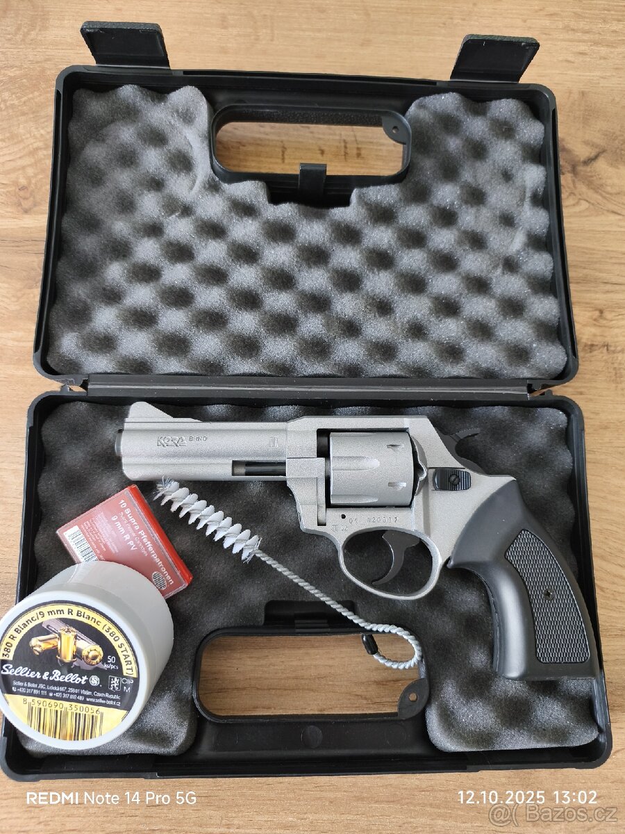 Nový plynový revolver KORA BRNO ráže 9mm.