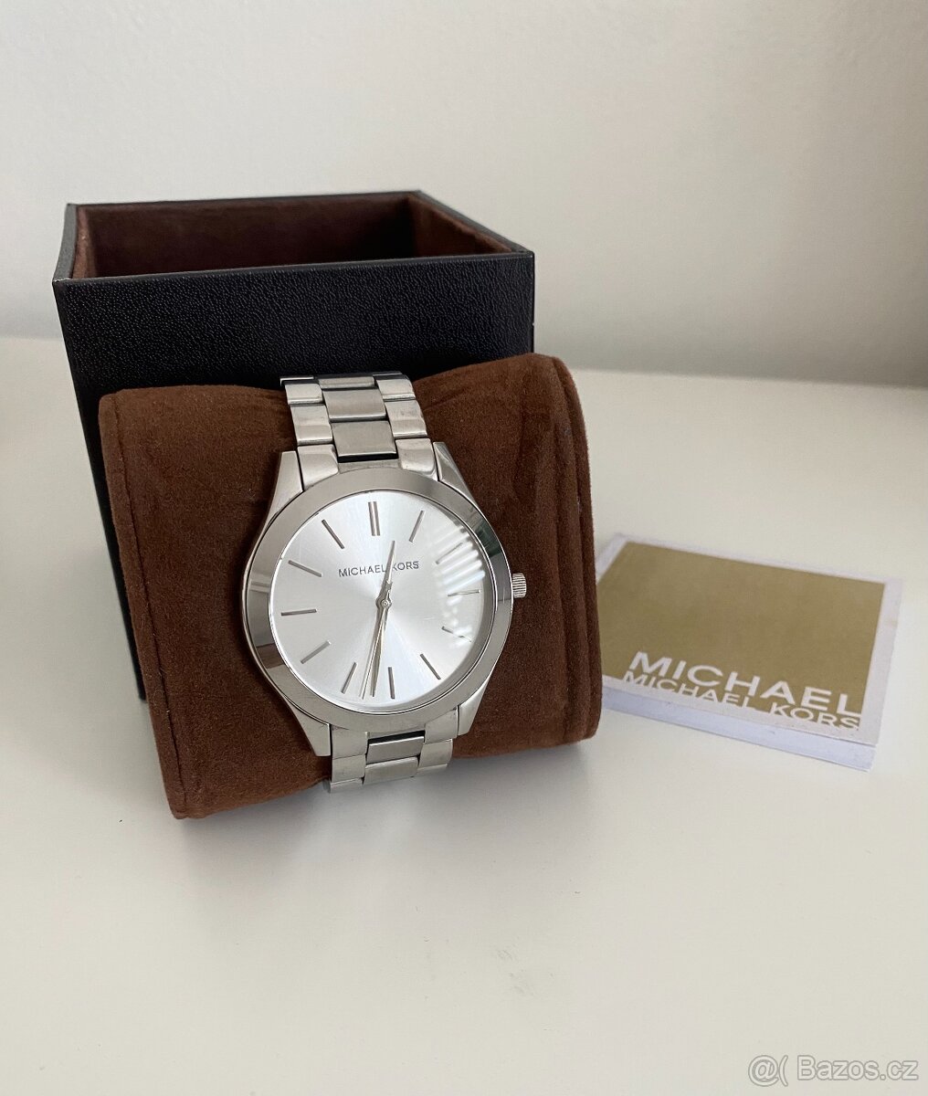 Dámské stříbrné hodinky Michael Kors MK3178