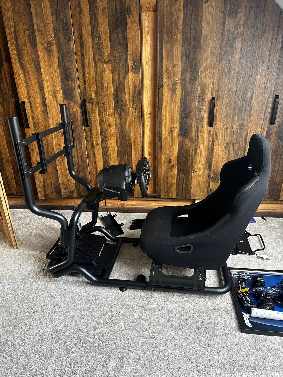 SimRig – nová sedačka, držák na monitor - bez volantu